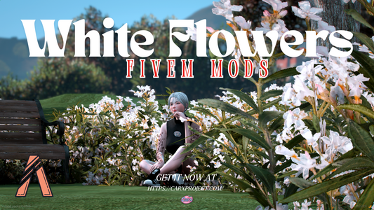 🌸 FiveM Vegetation – White Flowers Mods